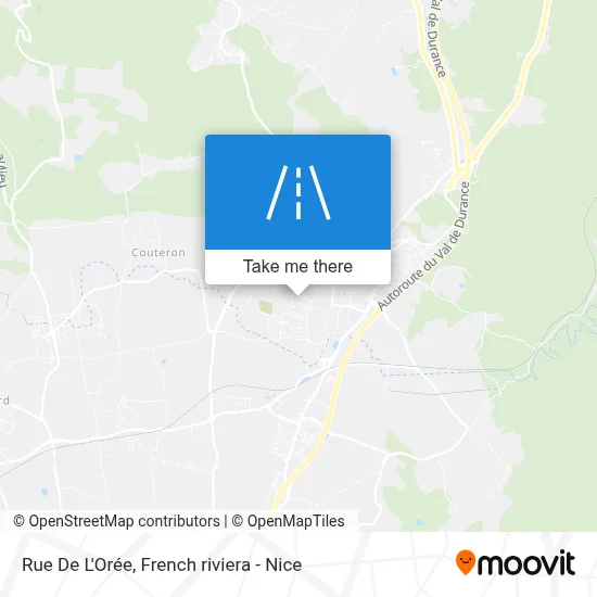 Rue De L'Orée map