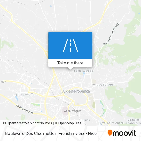Boulevard Des Charmettes map