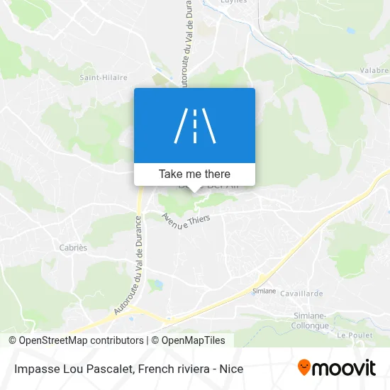 Impasse Lou Pascalet map