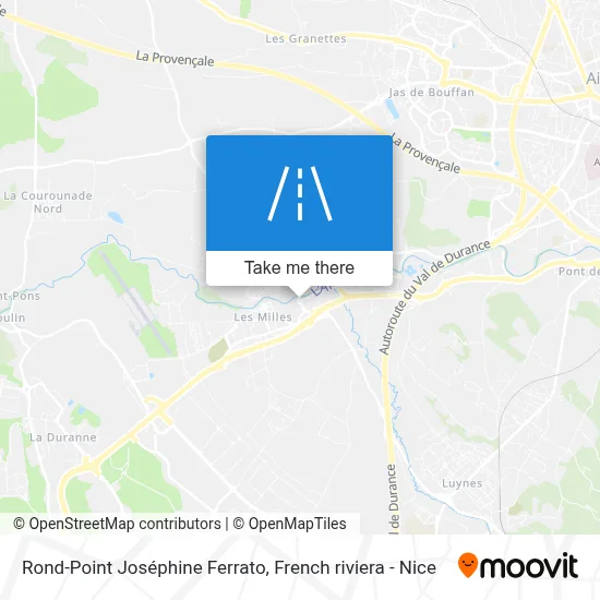Rond-Point Joséphine Ferrato map