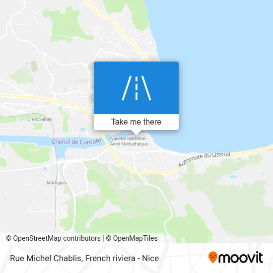 Mapa Rue Michel Chablis
