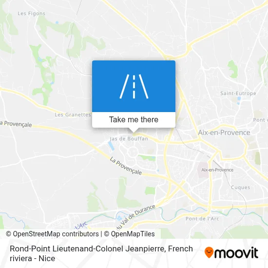 Rond-Point Lieutenand-Colonel Jeanpierre map
