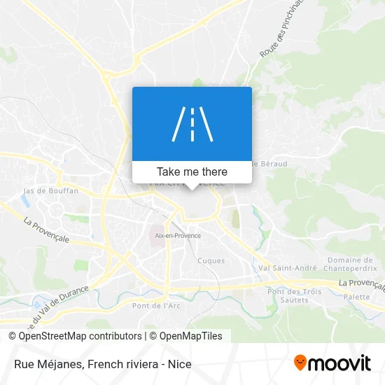 Rue Méjanes map