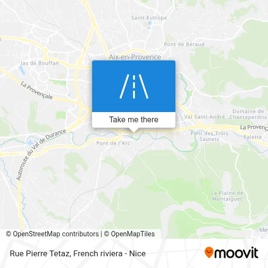 Mapa Rue Pierre Tetaz