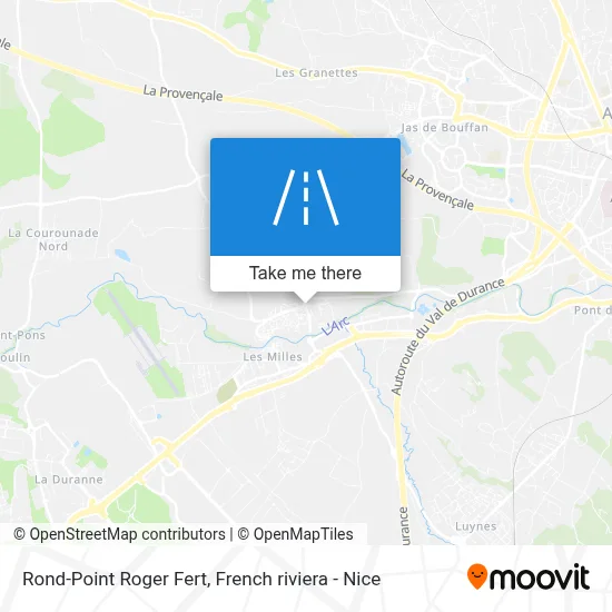 Rond-Point Roger Fert map