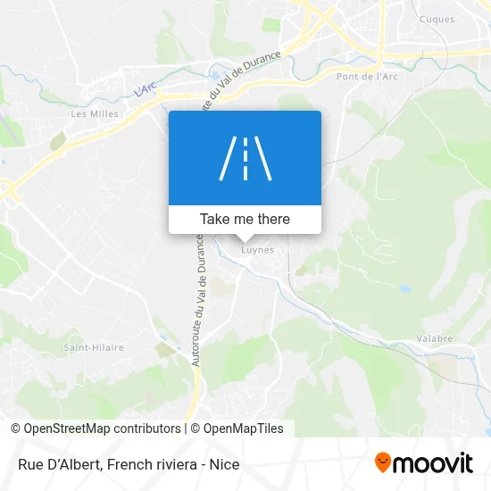 Rue D’Albert map