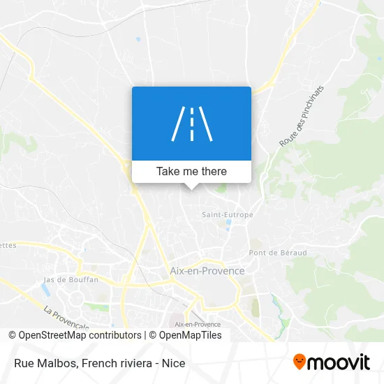 Mapa Rue Malbos