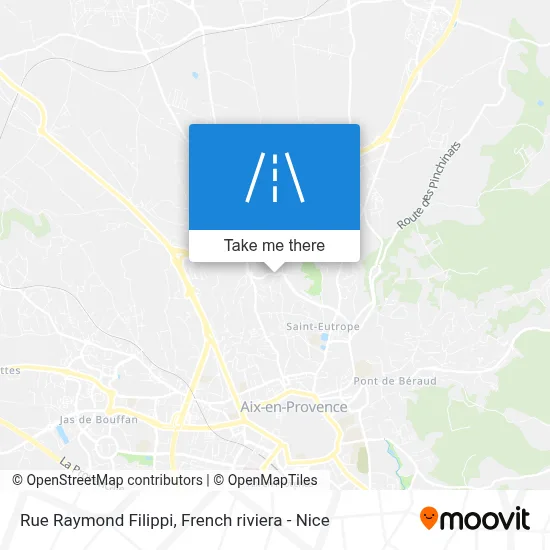 Rue Raymond Filippi map