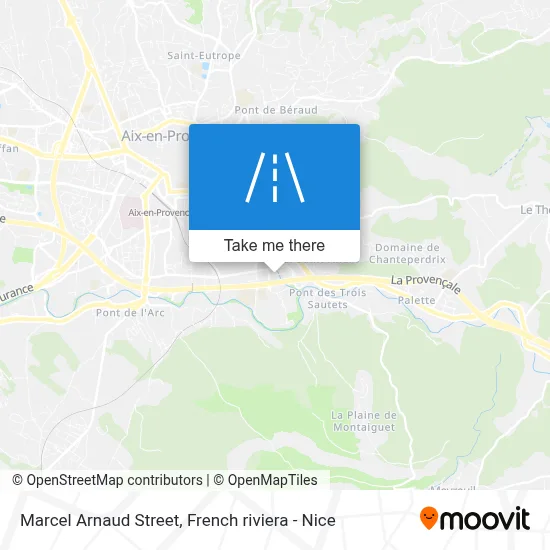 Mapa Rue Marcel Arnaud