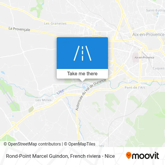 Mapa Rond-Point Marcel Guindon