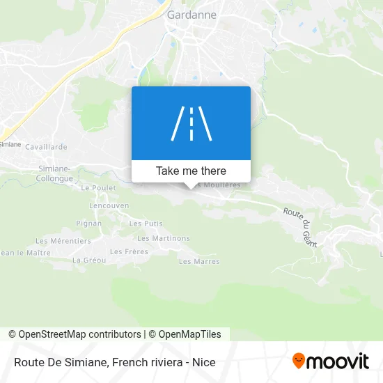 Route De Simiane map