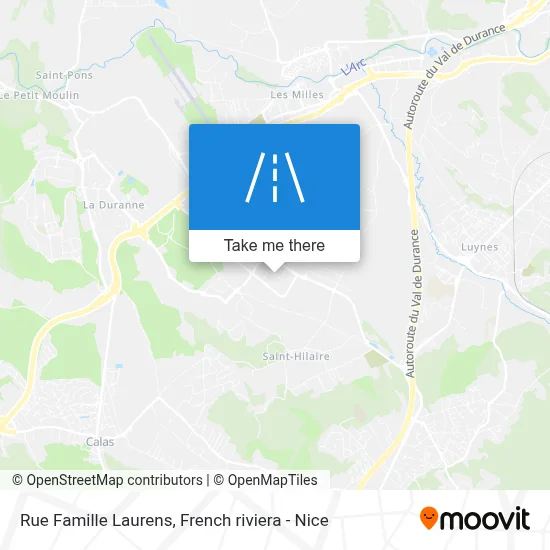 Rue Famille Laurens map