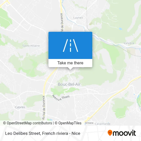 Rue Léo Delibes map