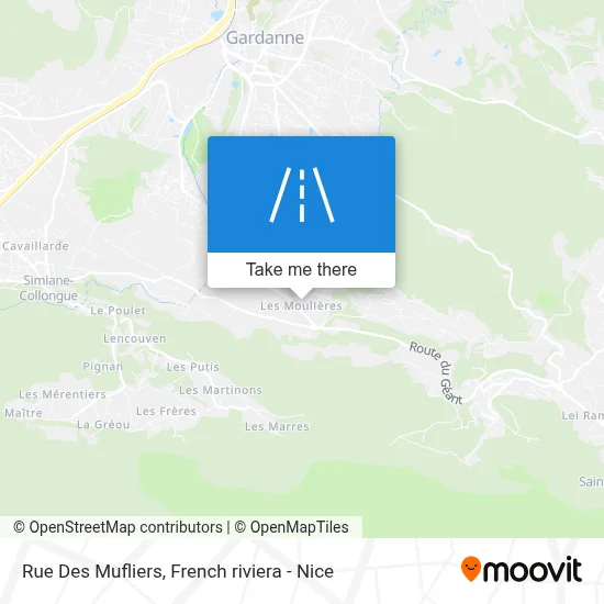 Rue Des Mufliers map
