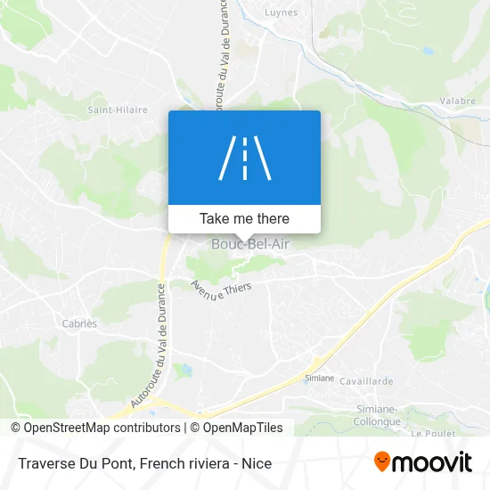 Traverse Du Pont map