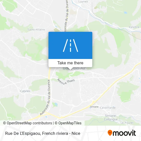 Rue De L'Espigaou map