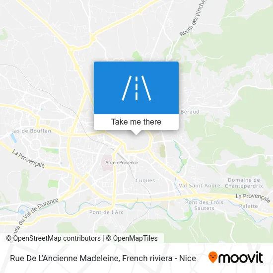 Rue De L'Ancienne Madeleine map