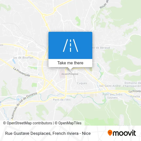 Rue Gustave Desplaces map