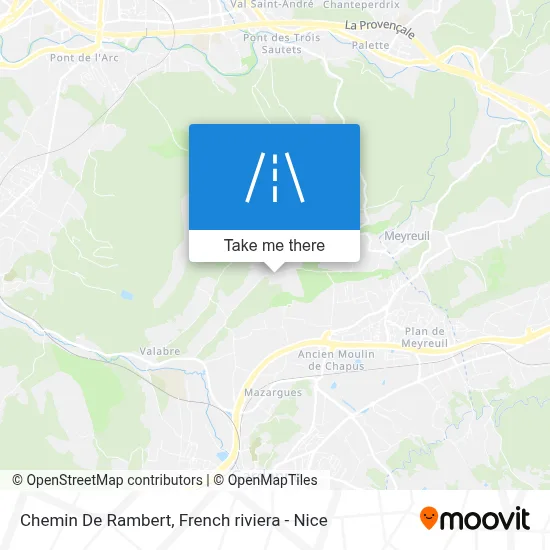 Chemin De Rambert map