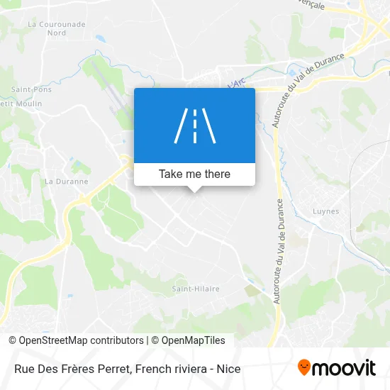 Rue Des Frères Perret map