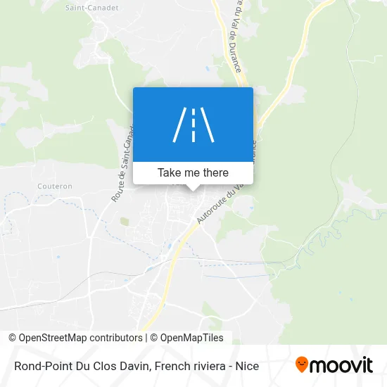 Rond-Point Du Clos Davin map