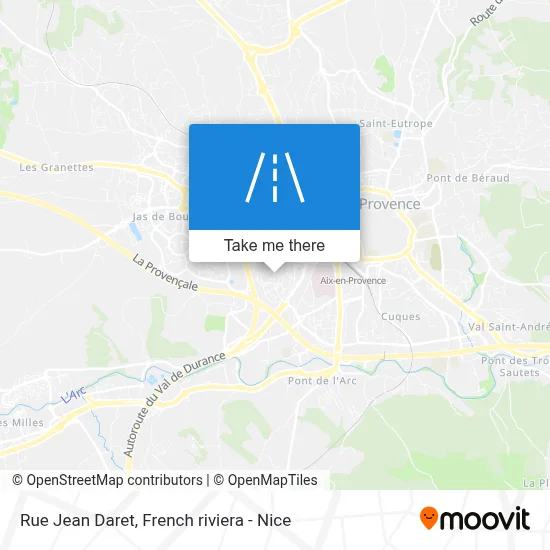Rue Jean Daret map