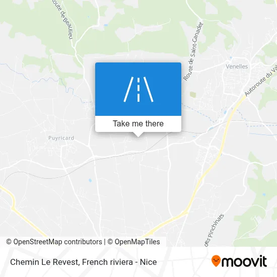 Chemin Le Revest map