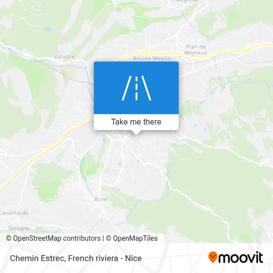 Chemin Estrec map