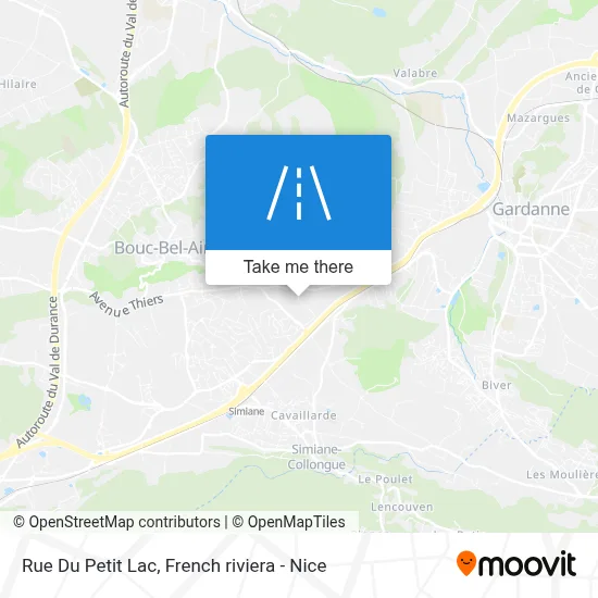 Rue Du Petit Lac map
