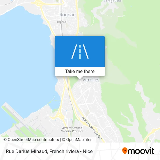 Mapa Rue Darius Mihaud