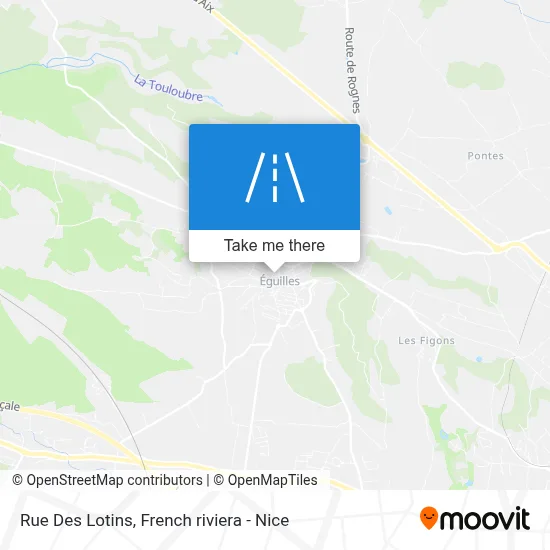 Rue Des Lotins map