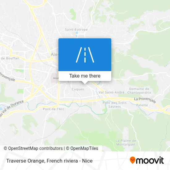 Traverse Orange map