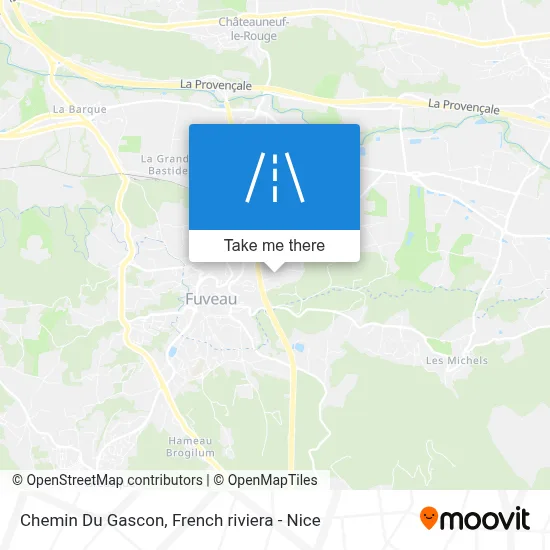 Chemin Du Gascon map