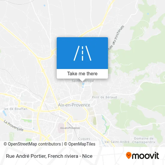 Rue André Portier map