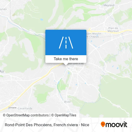 Rond-Point Des Phocéens map