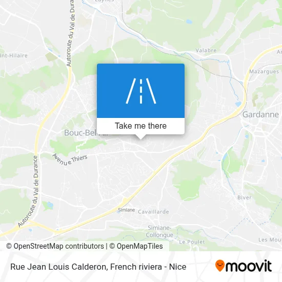 Mapa Rue Jean Louis Calderon