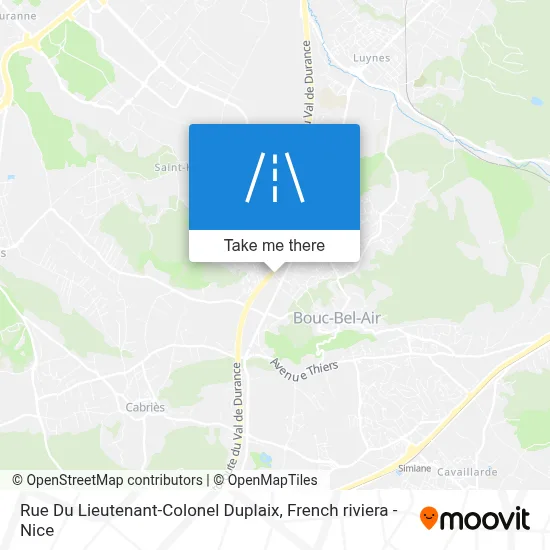 Mapa Rue Du Lieutenant-Colonel Duplaix