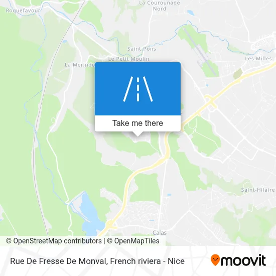 Rue De Fresse De Monval map