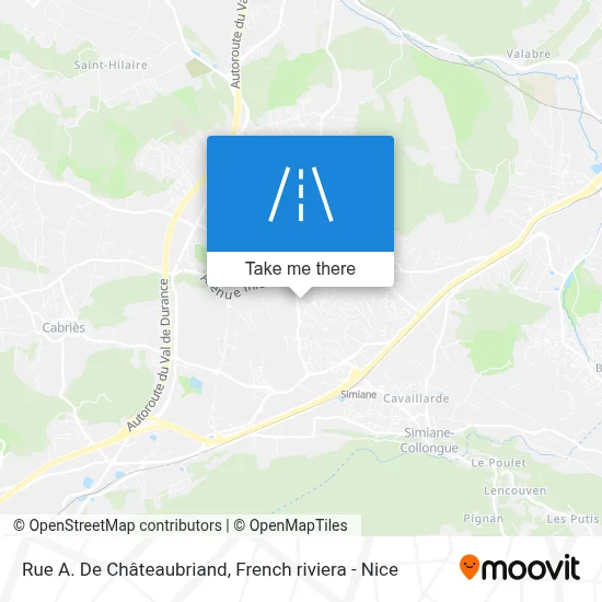 Rue A. De Châteaubriand map