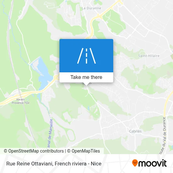 Mapa Rue Reine Ottaviani
