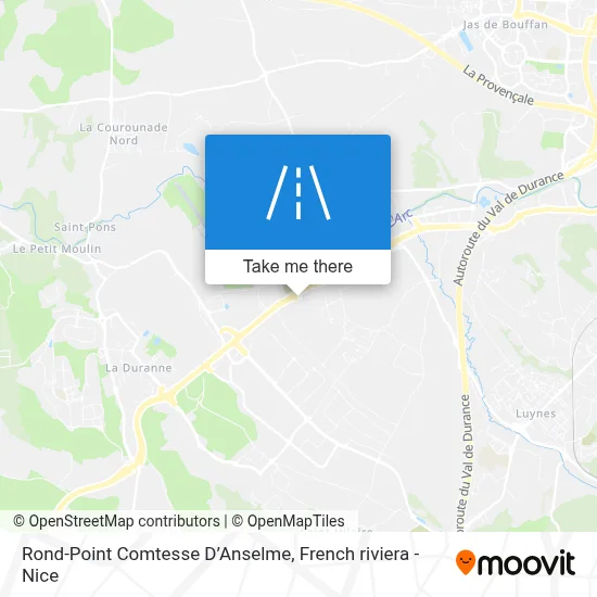 Rond-Point Comtesse D’Anselme map