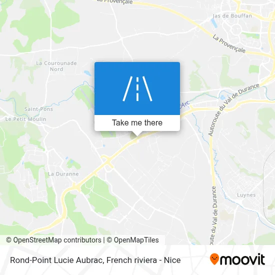Rond-Point Lucie Aubrac map