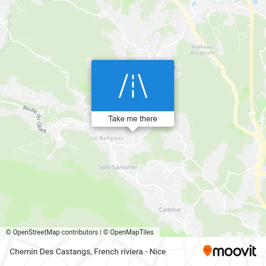 Chemin Des Castangs map