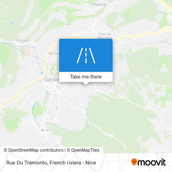 Rue Du Tramonto map