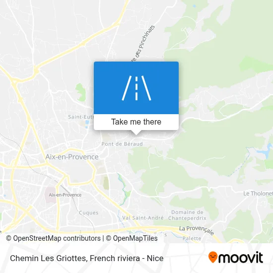 Chemin Les Griottes map