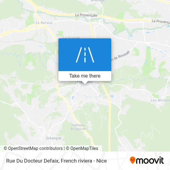 Mapa Rue Du Docteur Defaix