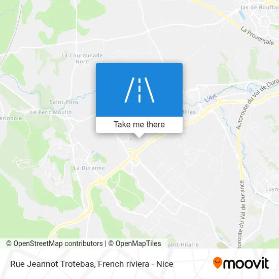 Rue Jeannot Trotebas map