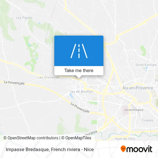 Impasse Bredasque map