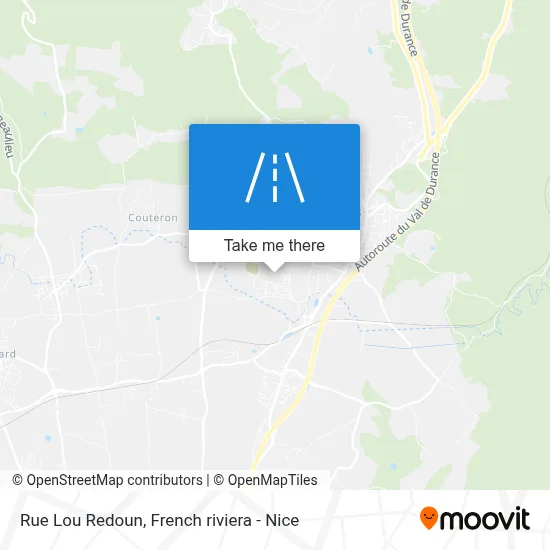 Rue Lou Redoun map