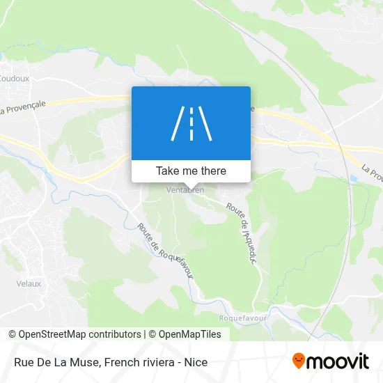 Rue De La Muse map